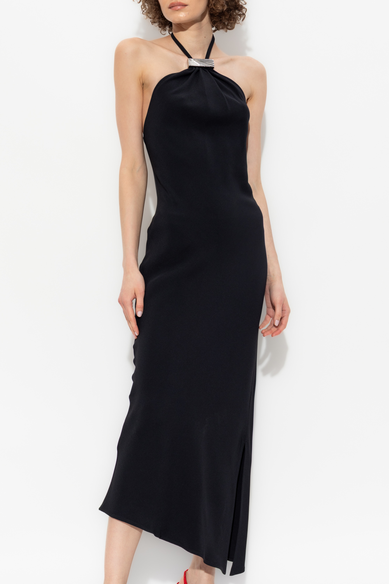 Black Dress with appliqué The Attico - Vitkac AS